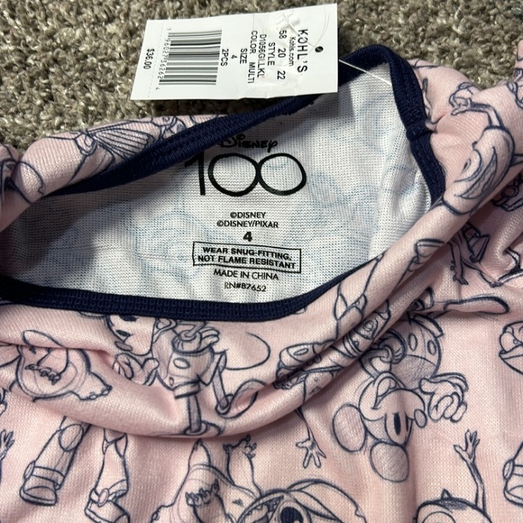 NWT- size 4- Disney 100 matching set. - Picture 4 of 4